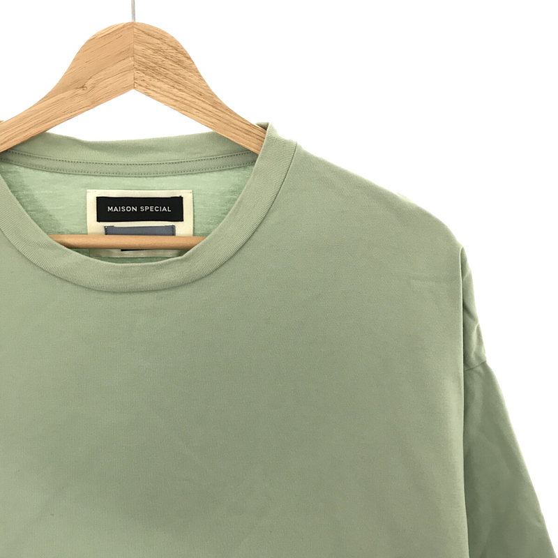 Maison Special / メゾンスペシャル マルチファブリックプライムオーバーTシャツ