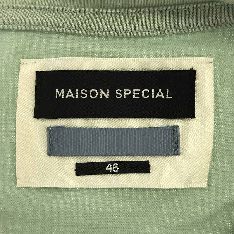 Maison Special / メゾンスペシャル マルチファブリックプライムオーバーTシャツ