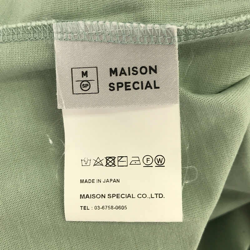 Maison Special / メゾンスペシャル マルチファブリックプライムオーバーTシャツ