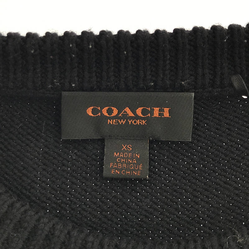 COACH / コーチ 星条旗 クルーネックニット