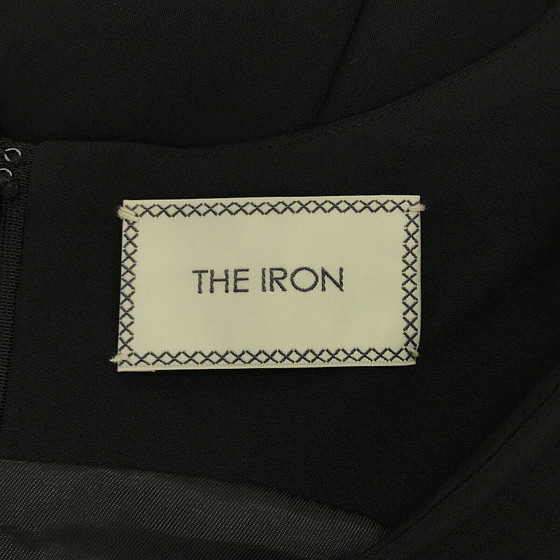 THE IRON / アイロン Vネック フレアノースリーブワンピース