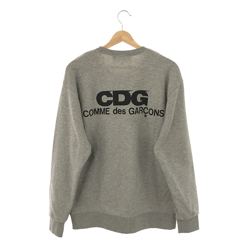 COMME des GARCONS / コムデギャルソン CDG バックロゴ プリント クルーネック スウェット