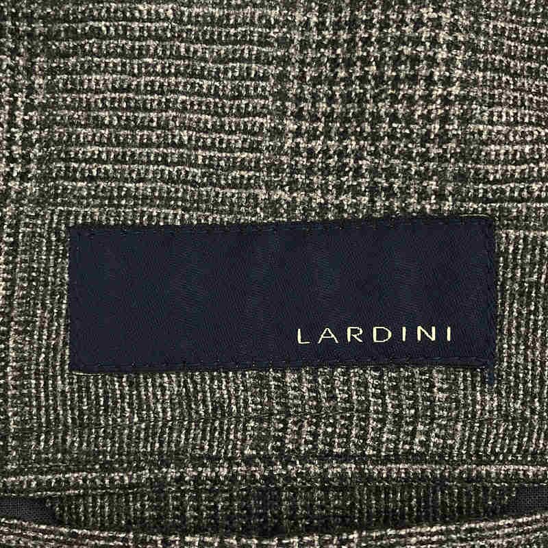 LARDINI / ラルディーニ ウール グレンチェック 3B テーラードジャケット