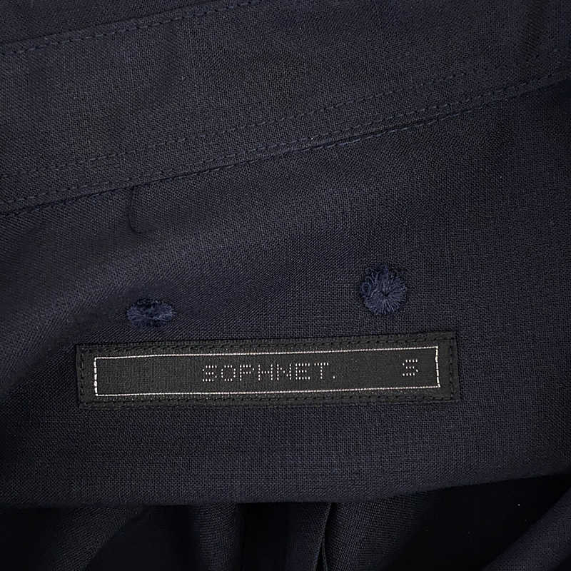 SOPHNET. / ソフネット SUMMER STRETCH WOOL S/S BAGGY SHIRT / バギーシャツ