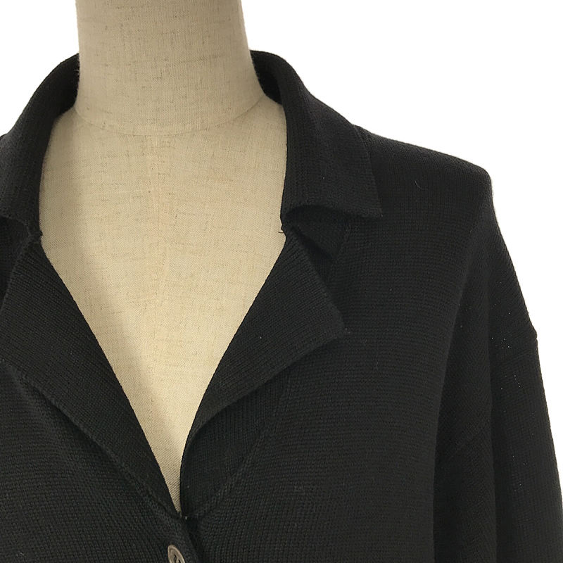 JOHN SMEDLEY / ジョンスメドレー ウール 襟付 ロングカーディガン