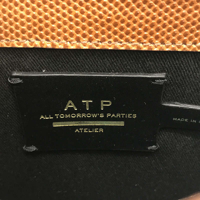 ATP atelier / エーティーピーアトリエ アシンメトリーフラップ ショルダーバッグ