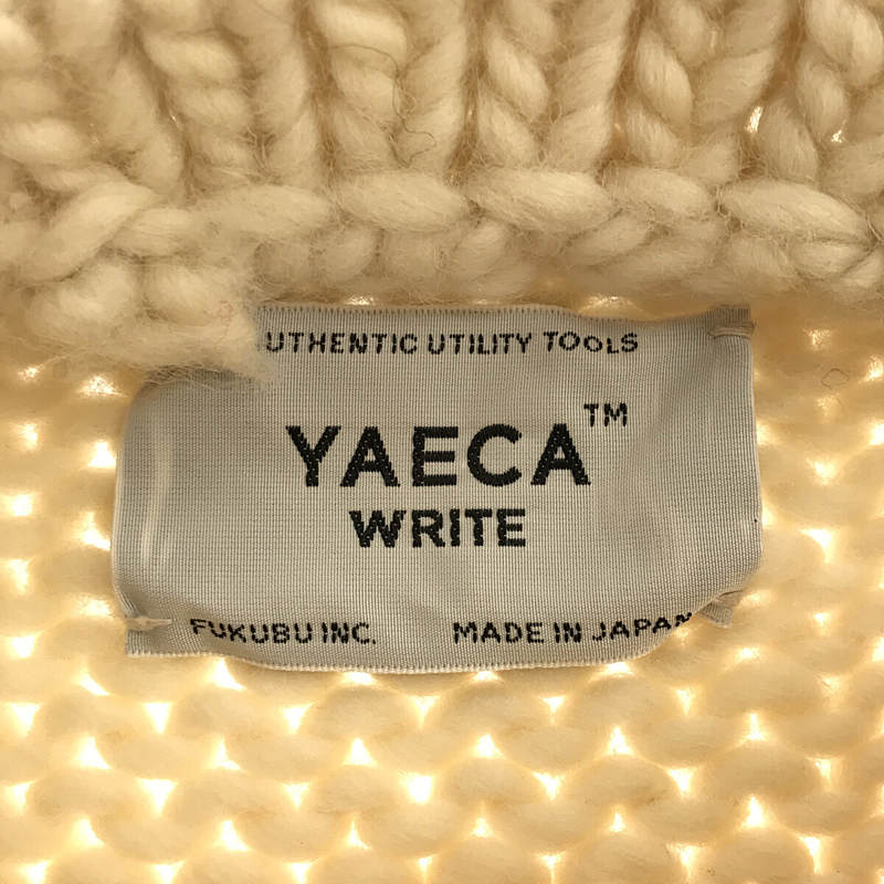YAECA WRITE / ヤエカライト ハンドニット