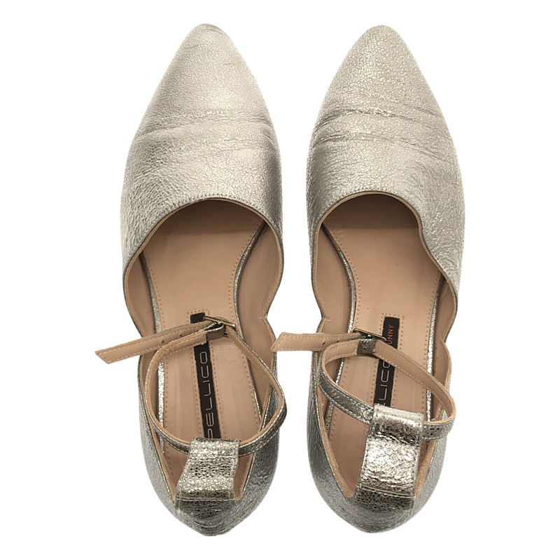 PELLICO SUNNY / ペリーコサニー ポインテッドトゥ アンクルストラップ パンプス