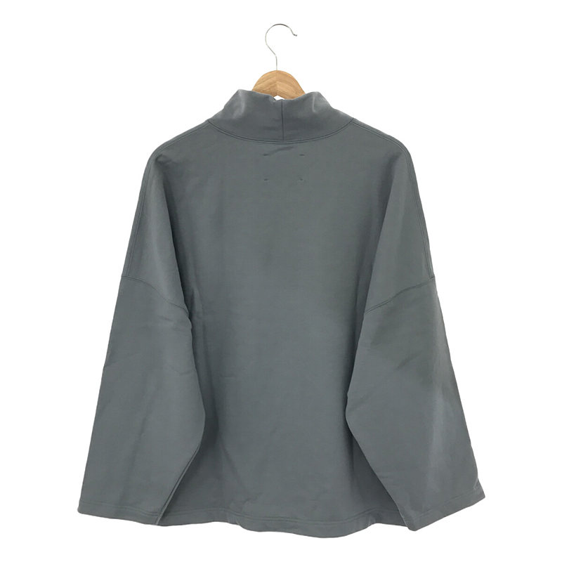 Maison Special / メゾンスペシャル 小野メリヤスボイル度詰め裏毛モックネックスウェットプルオーバー