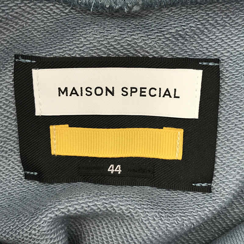 Maison Special / メゾンスペシャル 小野メリヤスボイル度詰め裏毛モックネックスウェットプルオーバー