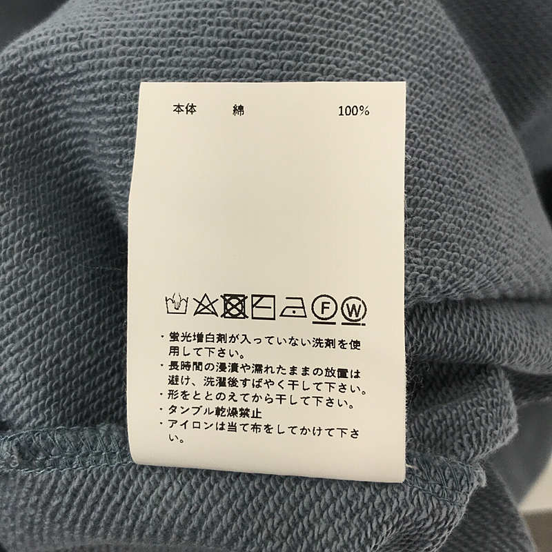 Maison Special / メゾンスペシャル 小野メリヤスボイル度詰め裏毛モックネックスウェットプルオーバー