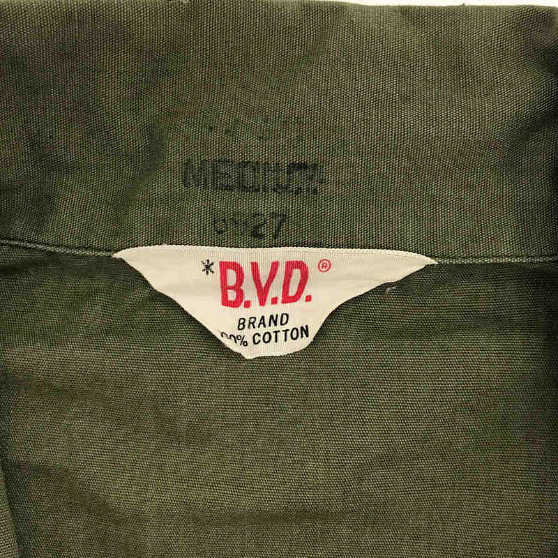 VINTAGE / ヴィンテージ古着 推定60s U.S.ARMY アメリカ軍 B.V.D.社製 ユーティリティシャツ