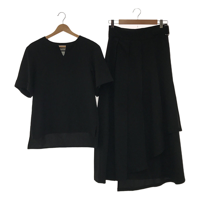セットアップ THE DRESS #08 tender blouse tuck skirt ブラウス スカート