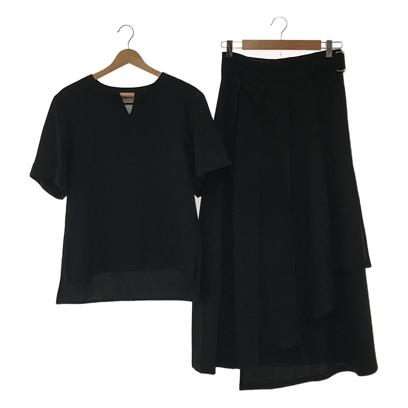 セットアップ THE DRESS #08 tender blouse tuck skirt ブラウス