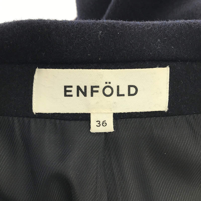 ENFOLD / エンフォルド ウール混 チェスターコート