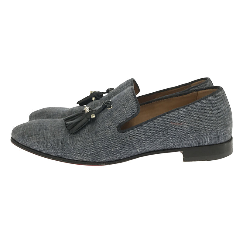 Christian Louboutin / クリスチャンルブタン デニム タッセル ローファー