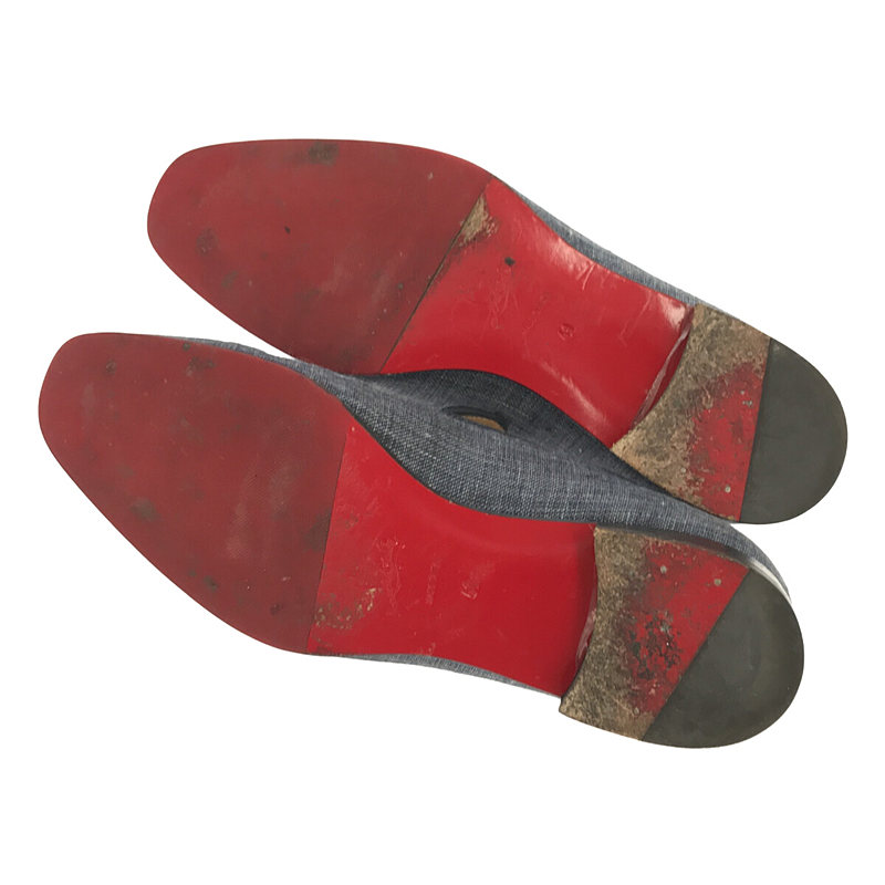 Christian Louboutin / クリスチャンルブタン デニム タッセル ローファー