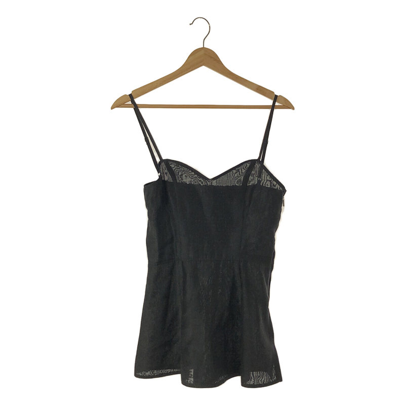 Ameri VINTAGE / アメリヴィンテージ BUSTIER LAYERED SHEER SHIRT / キャミ付き シアーシャツ