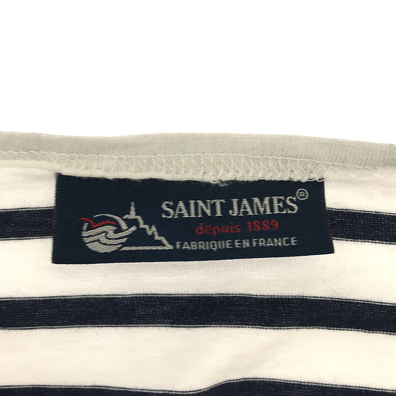 SAINT JAMES / セントジェームス PIARIC ピアリック ボートネック ボーダー 7分袖 Tシャツ