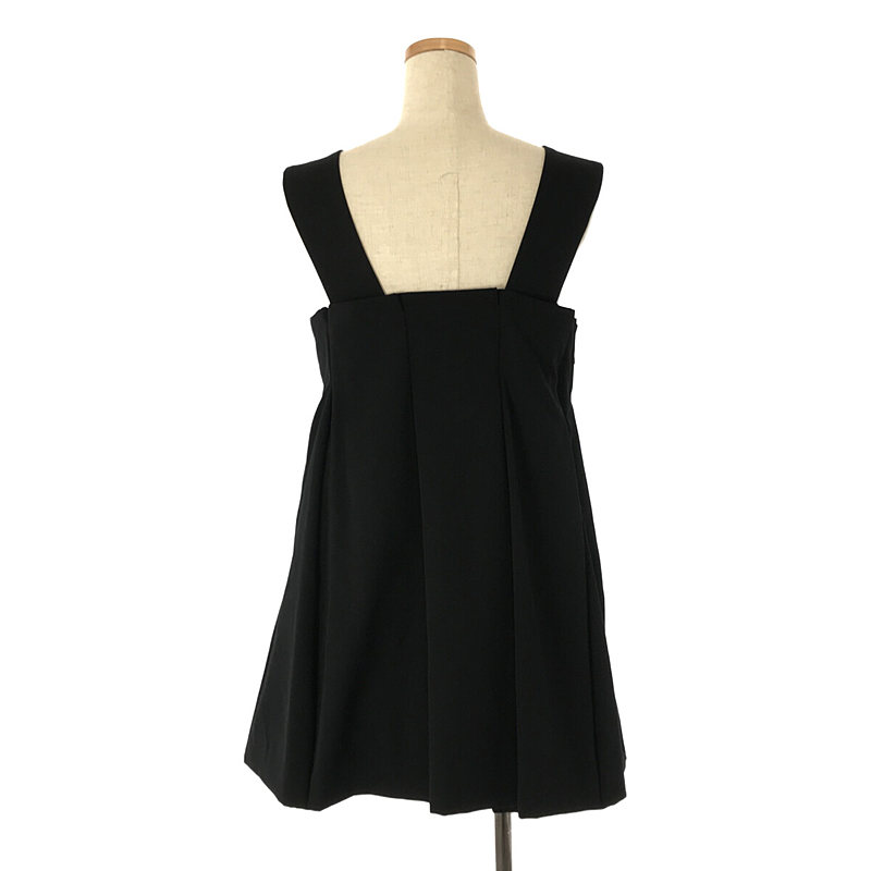 COMME des GARCONS / コムデギャルソン ウール 立体 ボリューム チュニック ワンピース / 吊りスカート