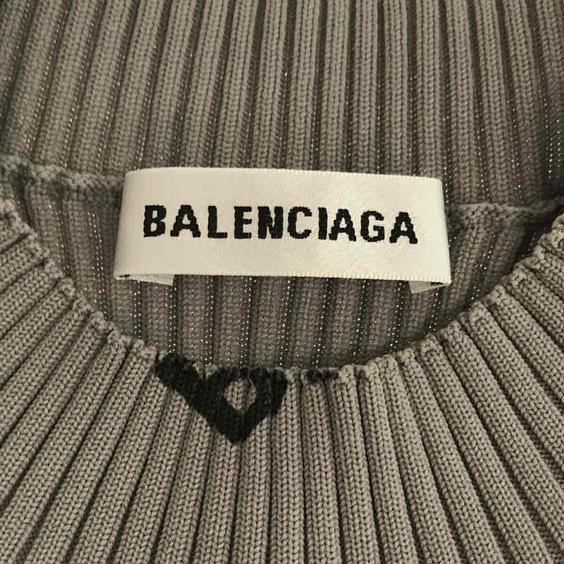 BALENCIAGA / バレンシアガ ロゴプリント ラップ ノースリーブワンピース