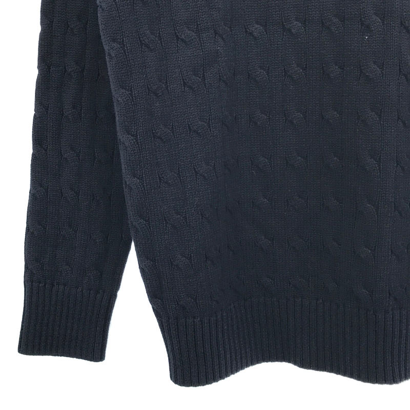 POLO RALPH LAUREN / ポロラルフローレン コットン ケーブル クルーネックニット