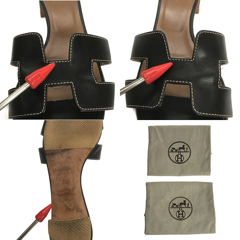 HERMES / エルメス オラン レザーサンダル