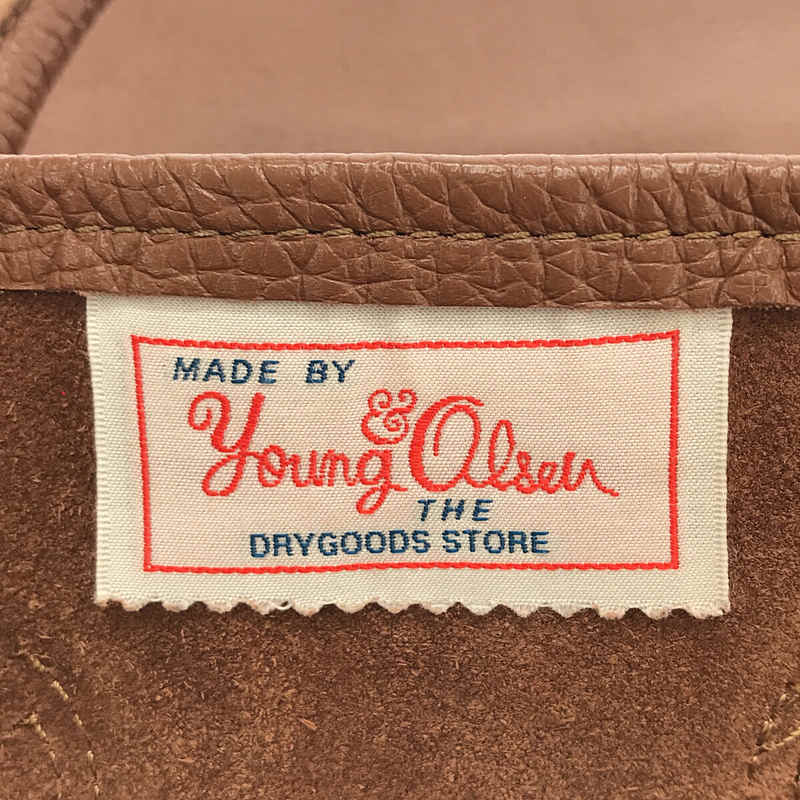 YOUNG&OLSEN / ヤングアンドオルセン IENA取扱い EMBOSSED レザートートバッグ