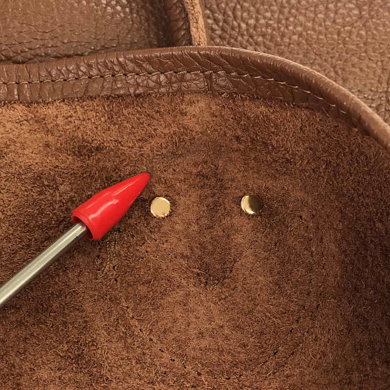 YOUNG&OLSEN / ヤングアンドオルセン IENA取扱い EMBOSSED レザートートバッグ