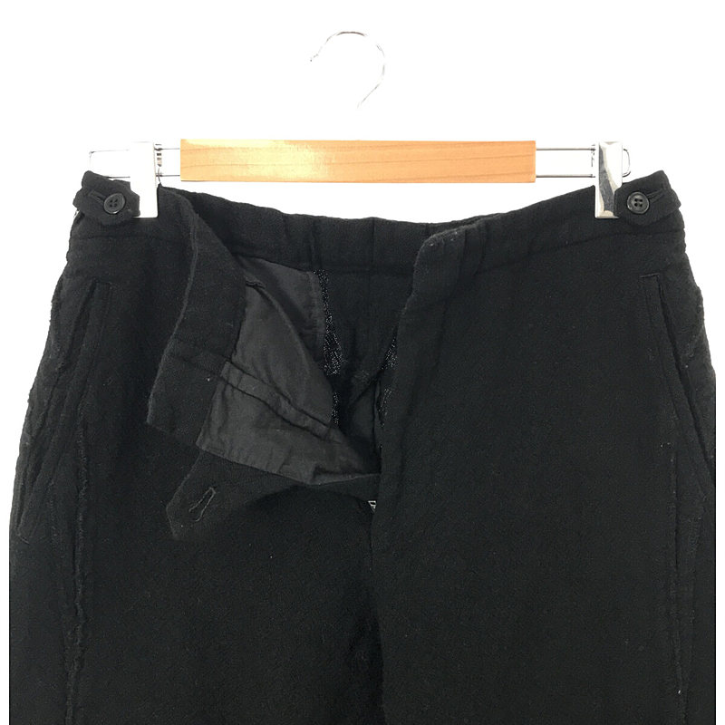 COMME des GARCONS HOMME PLUS / コムデギャルソンオムプリュス 製品染め インサイドアウト アジャスター ウール パンツ