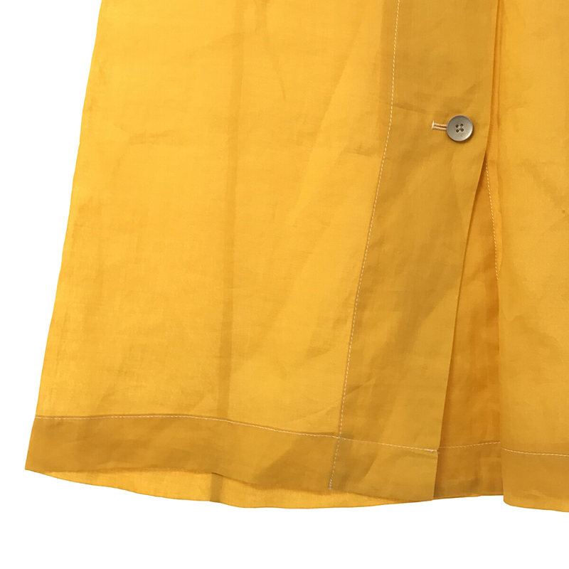 6(ROKU) / ロク フロントボタン サテンスカート