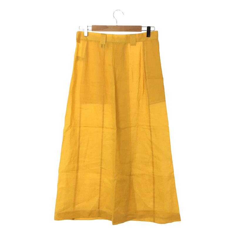 6(ROKU) / ロク フロントボタン サテンスカート