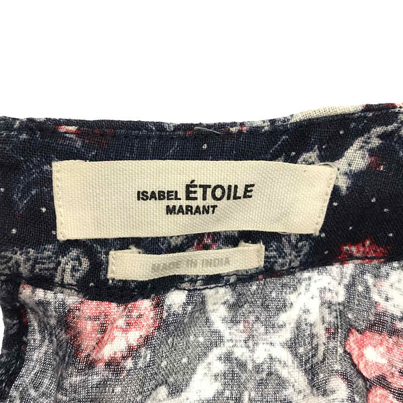 ISABEL MARANT ETOILE / イザベルマランエトワール TELICIA リネン プリントミニワンピース