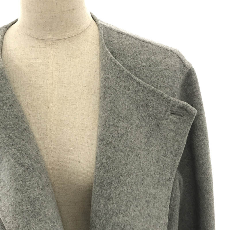 Tomorrowland BALLSEY / トゥモローランドボールジー プレミアムウール リバー ノーカラーコート