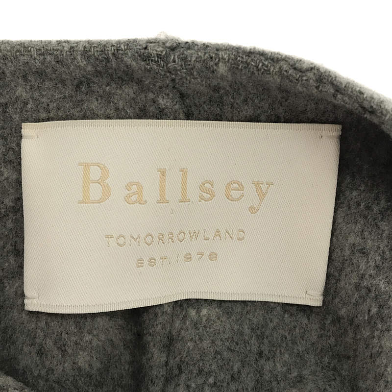 Tomorrowland BALLSEY / トゥモローランドボールジー プレミアムウール リバー ノーカラーコート