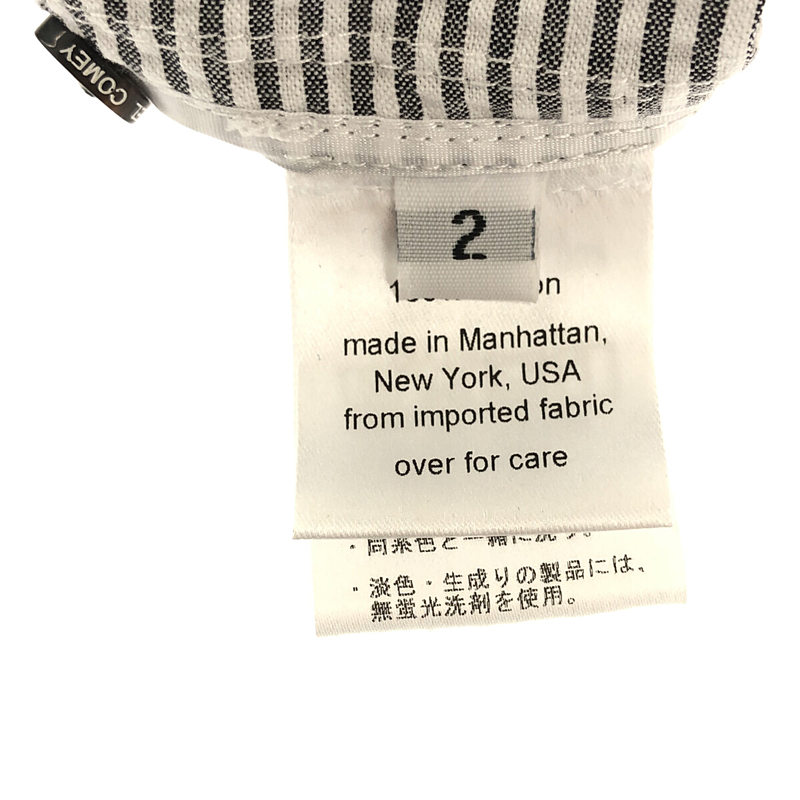 Rachel Comey / レイチェルコーミー ストライプ アシンメトリーシャツワンピース