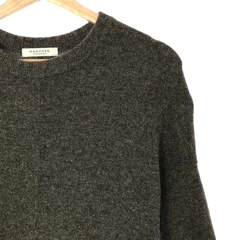 Tomorrowland MACPHEE / トゥモローランドマカフィー ラムカシミヤ クルーネックワンピース