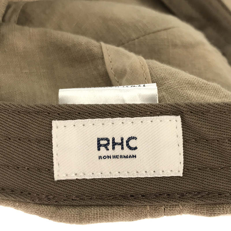 RHC Ron Herman / アールエイチシーロンハーマン リネン Rロゴ キャップ