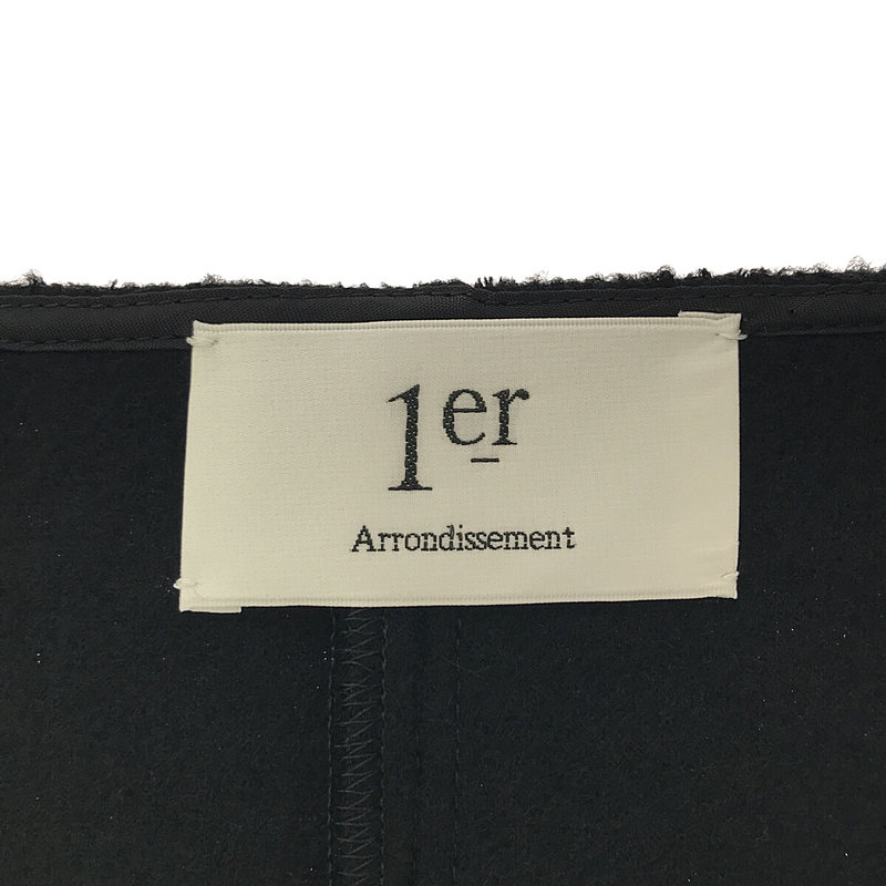 1er Arrondissement / プルミエアロンディスモン パイル圧縮ドルマンスリーブブラウス