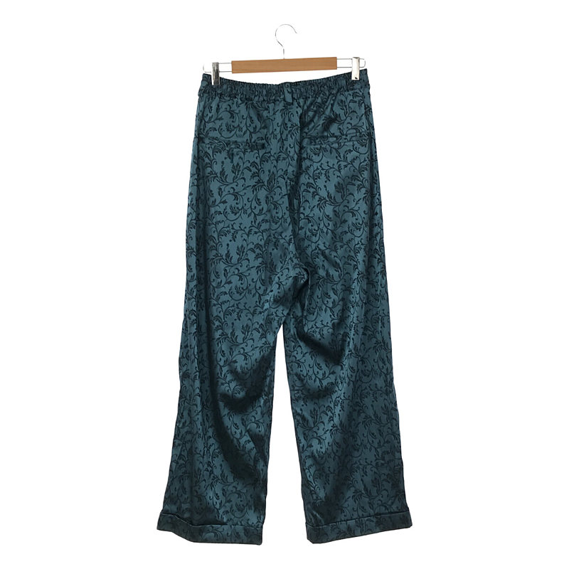 Maison Special / メゾンスペシャル リーフサテンチャイナワイドパンツ