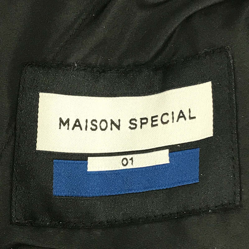 Maison Special / メゾンスペシャル リーフサテンチャイナワイドパンツ