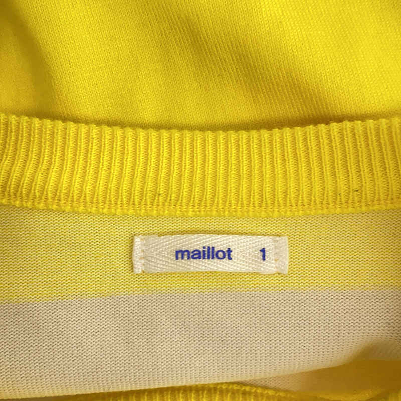 maillot / マイヨ ワイド ボーダー ロングスリーブ Tシャツ