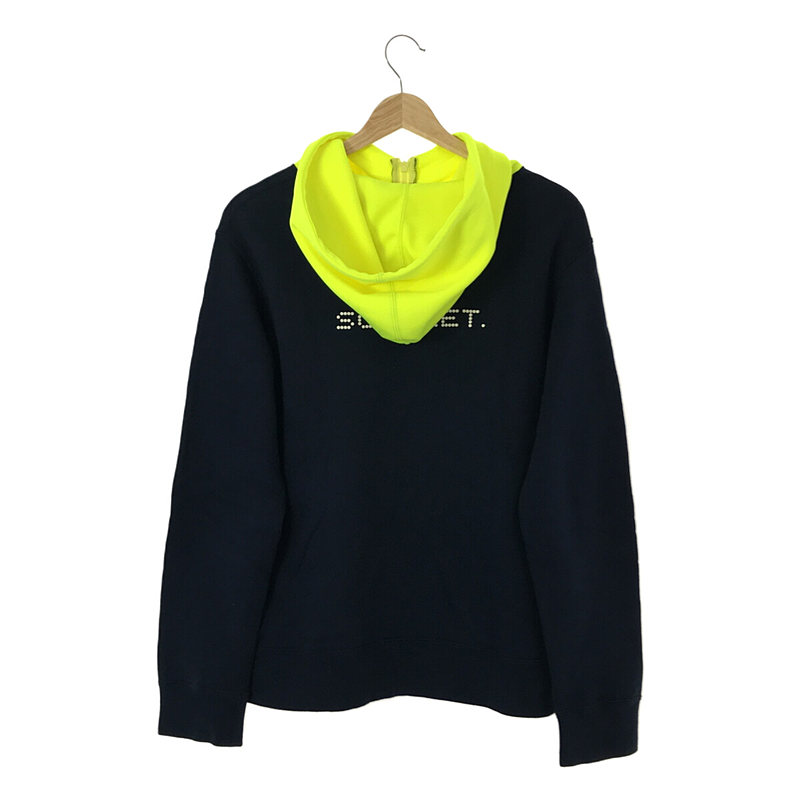 SOPHNET. / ソフネット HALF ZIP PULL OVER HOODY / ハーフジップ バイカラー スウェット パーカー