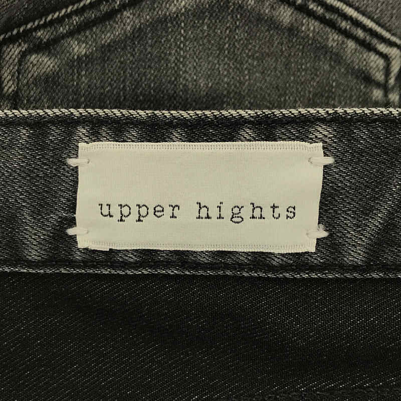 upper hights / アッパーハイツ 351138 ブラックデニム スキニーパンツ