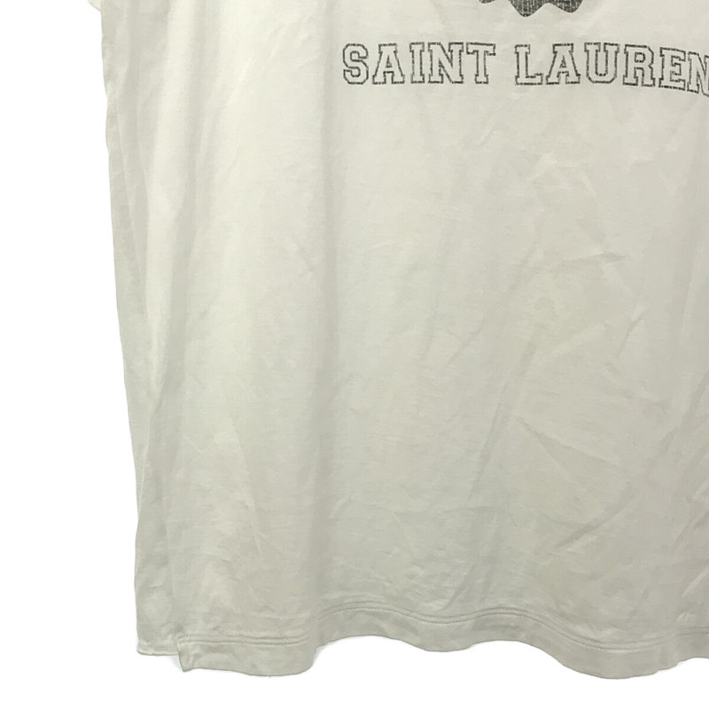 SAINT LAURENT / サンローラン カレッジ クルーネックTシャツ