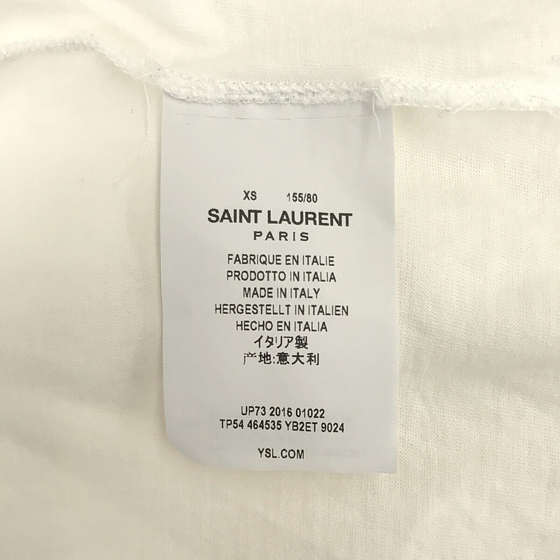 SAINT LAURENT / サンローラン カレッジ クルーネックTシャツ