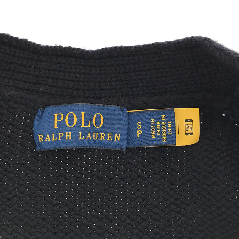 POLO RALPH LAUREN / ポロラルフローレン レタードニット カーディガン