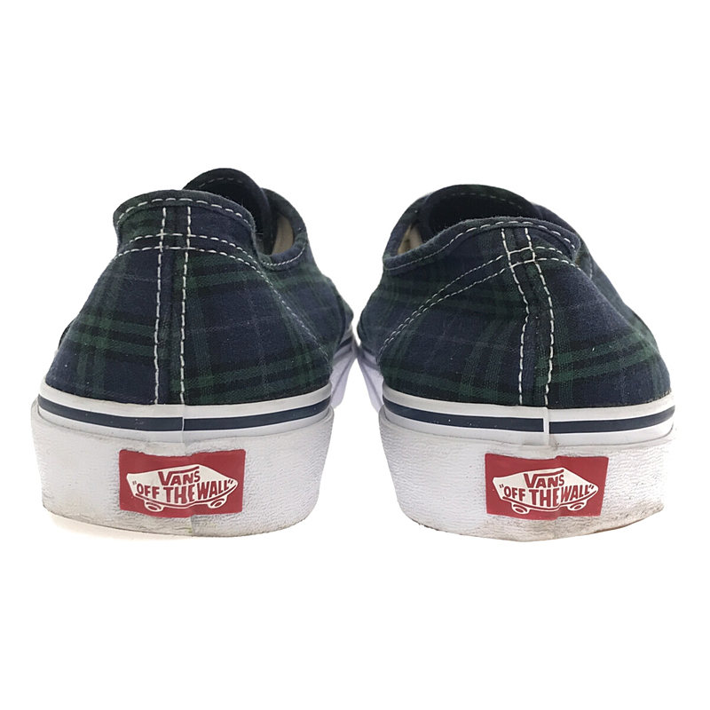 VANS / バンズ AUTHENTIC オーセンティック タータンチェック スニーカー