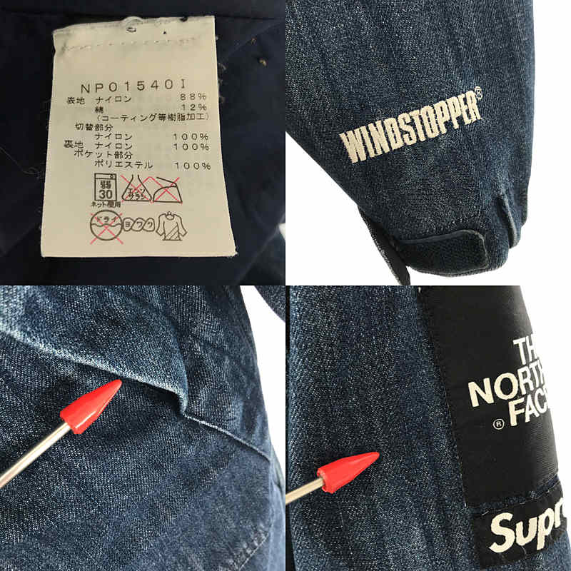 SUPREME / シュプリーム × THE NORTH FACE / ノースフェイス Denim Dot Shot Jacket / NP015401 デニム ドットジャケット フーディ
