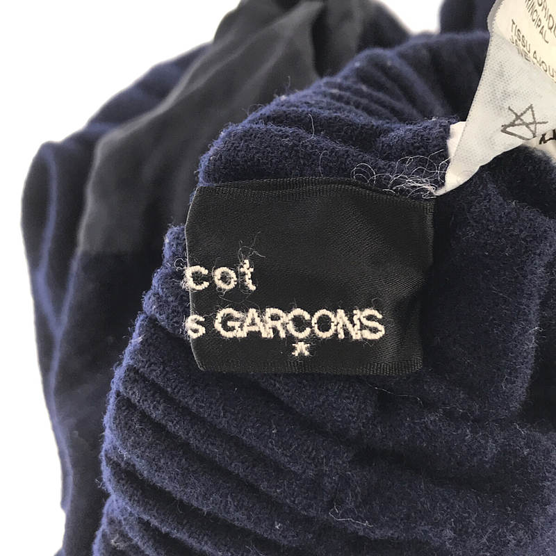 tricot COMME des GARCONS / トリココムデギャルソン ウール縮絨 イージースカート